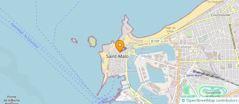 localisation de l'entreprise ASS IMMOBILIERE DE L'ENSEMBLE LA MANNAIS DES LYCEES CATHOLIQUES DE SAINT MALO  SAINT-MALO