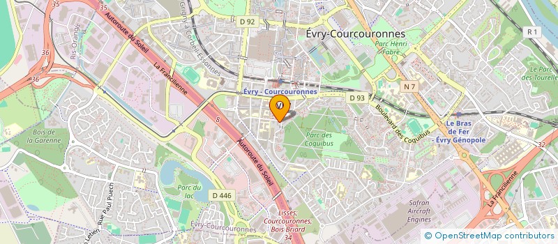 localisation de l'entreprise ASS IMMOBILIERE DE LA FORET DE SENART à EVRY-COURCOURONNES