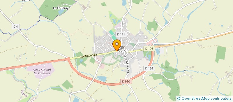 localisation de l'entreprise ASS IMMOBILIERE DE VIHIERSOIS  CORON