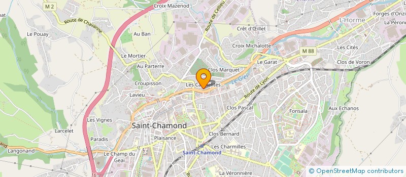 localisation de l'entreprise ASS  IMMOBILIERE DU PRESBYTERE à SAINT-CHAMOND