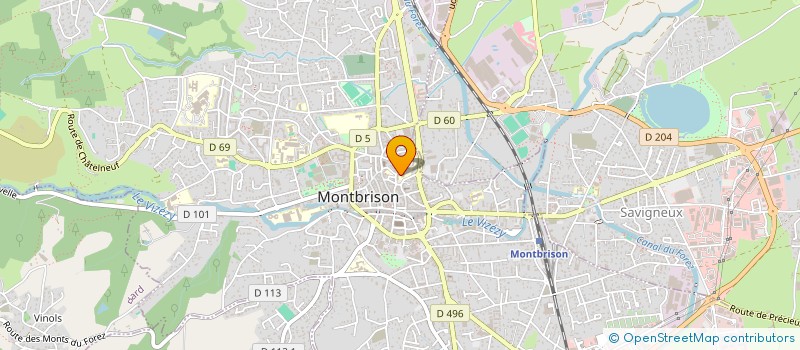 localisation de l'entreprise ASS IMMOBILIERE LA MONTBRISONNAISE  MONTBRISON