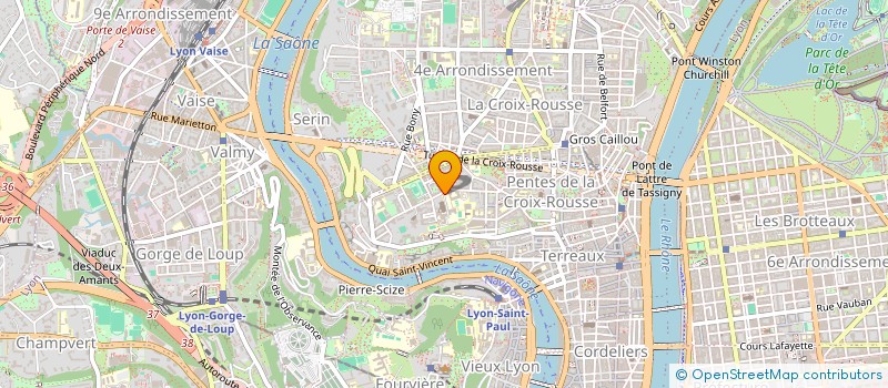 localisation de l'entreprise ASS IMMOBILIERE LES CHARTREUX à LYON