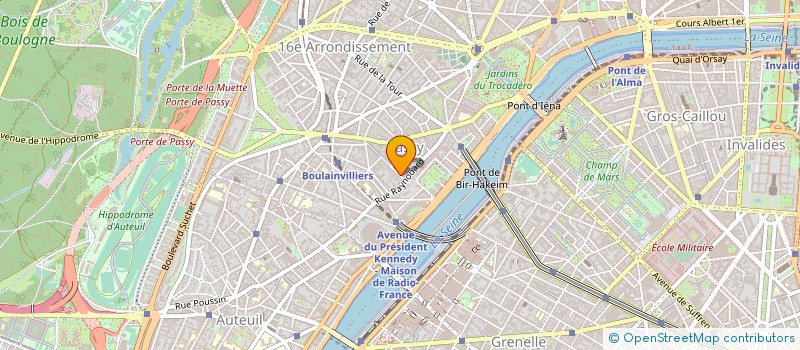 localisation de l'entreprise ASS IMMOBILIERE ND DE GRACES  PARIS