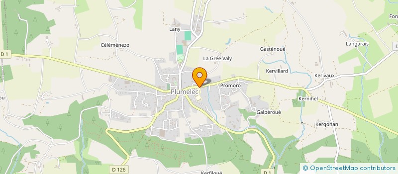 localisation de l'entreprise ASS IMMOBILIERE PAROISSIALE DE PLUMELEC  PLUMELEC