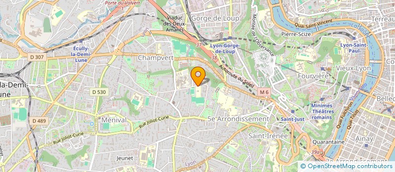 localisation de l'entreprise ASS IMMOBILIERE ROSERAIE à LYON