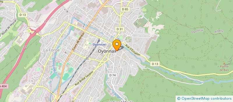 localisation de l'entreprise ASS IMMOBILIERE SAINT LEGER à OYONNAX