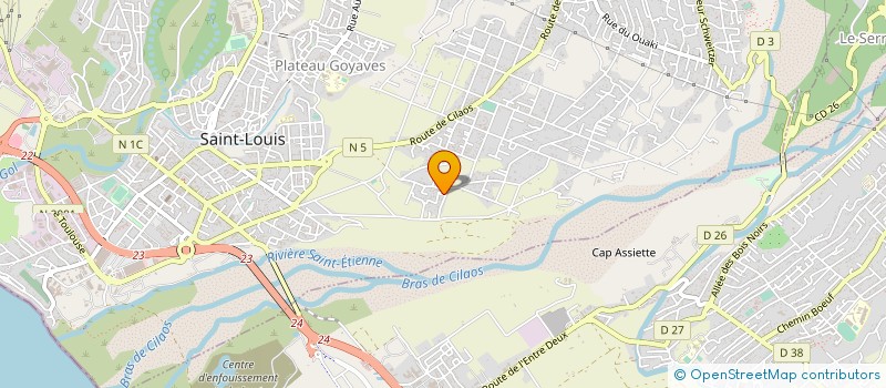 localisation de l'entreprise ASS IMPRESSION PLUS DISTRIBUTION SERVICE à SAINT-LOUIS