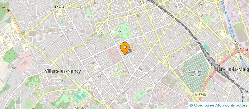 localisation de l'entreprise ASS IMPRO NANCY THEATRE D IMPROVISATION  NANCY