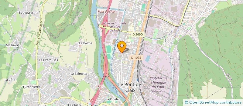 localisation de l'entreprise ASS  IMPROVISTA  LE PONT-DE-CLAIX