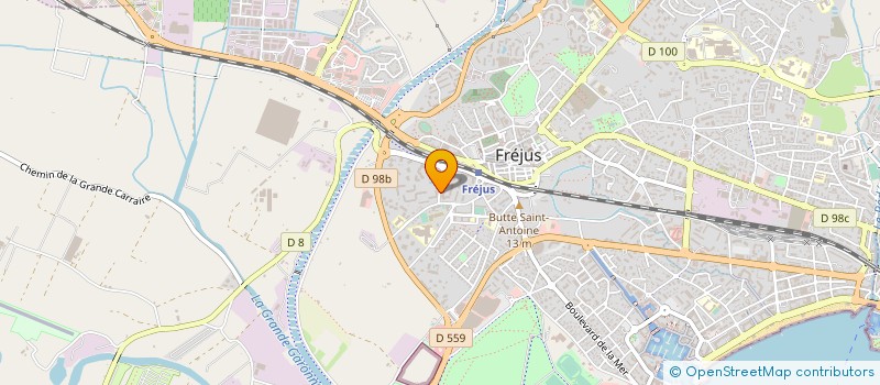 localisation de l'entreprise ASS IN FORMA à FREJUS
