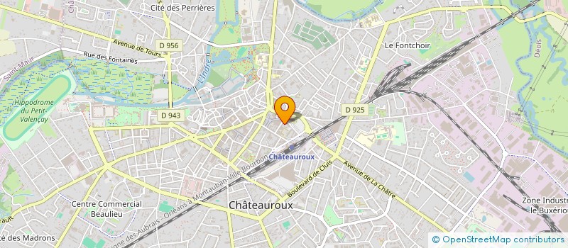 localisation de l'entreprise ASS INDRE VICTIMES RESCAPES CAMPS NAZIS à CHATEAUROUX