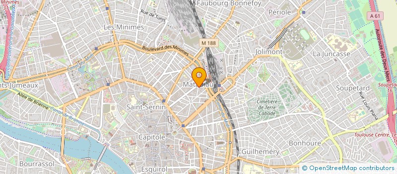 localisation de l'entreprise ASS INFIRMIER SOINS DOM ETUDE RECHERCHE à TOULOUSE