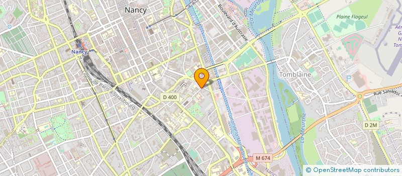 localisation de l'entreprise ASS INFIRMIERES REEDUCATION READAPTATION à NANCY