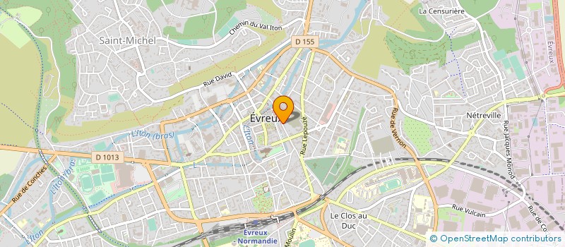 localisation de l'entreprise ASS INFIRMIERS DE CARDIOLOGIE à EVREUX