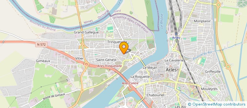 localisation de l'entreprise ASS INFORM ASSIST LOCATAIRE PROPRIETAIRE à ARLES