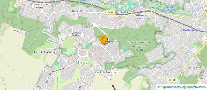 localisation de l'entreprise ASS INFORM COMMUN ORGAN MEDIATIQUE à GIF-SUR-YVETTE