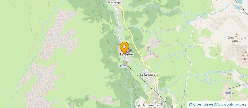 localisation de l'entreprise ASS INFORM DEVEL VALLEE BELLEV à LES BELLEVILLE