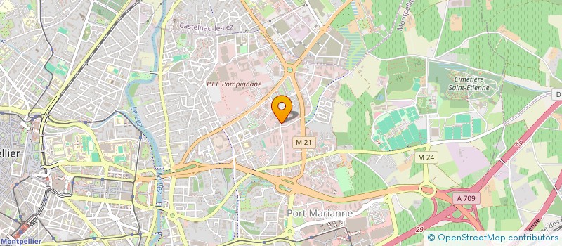 localisation de l'entreprise ASS INFORM RECHER & COMMUNI PROF LIBERAL à MONTPELLIER