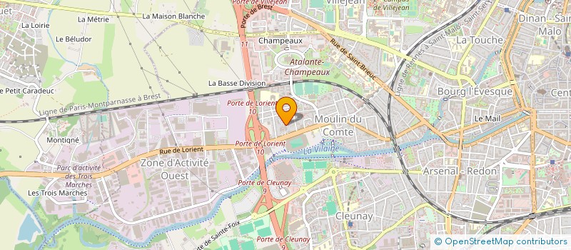 localisation de l'entreprise ASS INFORM RENNAIS INDEPENDANT à RENNES