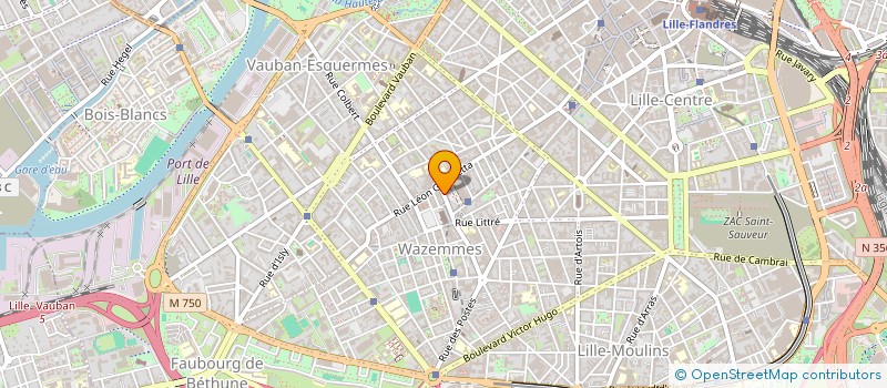 localisation de l'entreprise ASS INFORMATION LES DROGUES à LILLE