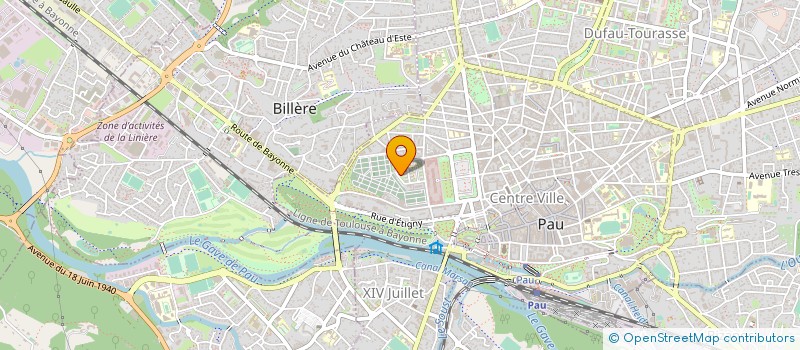 localisation de l'entreprise ASS INFORMATION SUD OUEST à PAU