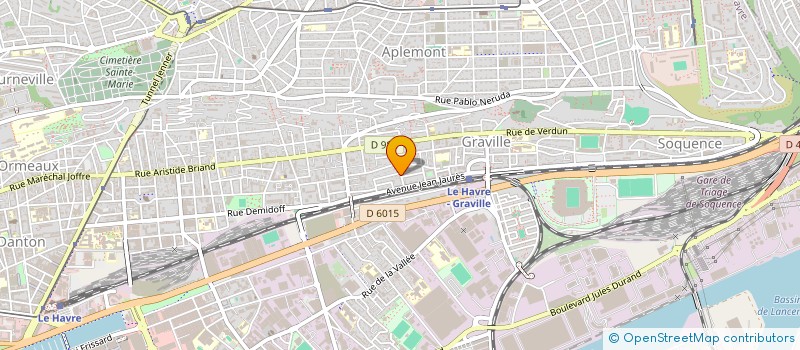 localisation de l'entreprise ASS INFORMATIQUE LANGUES EDUCATION à LE HAVRE