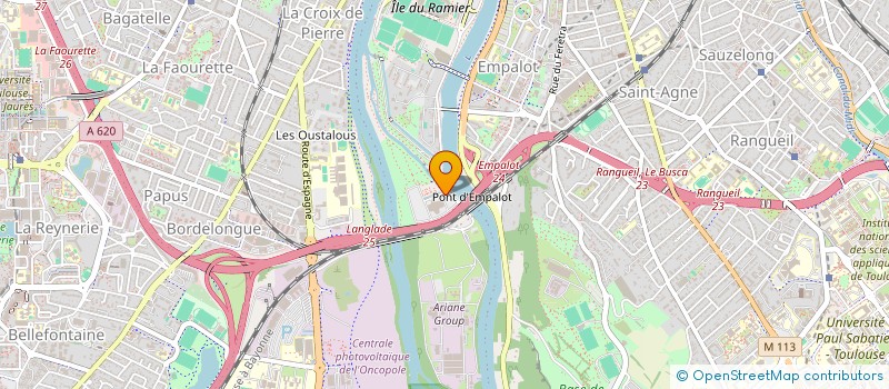 localisation de l'entreprise ASS INGENIEURS GENIE CHIMIQUE à TOULOUSE