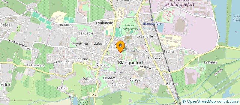 localisation de l'entreprise ASS INITIATION ENSEIGNT MUSIQUE ET DANSE à BLANQUEFORT