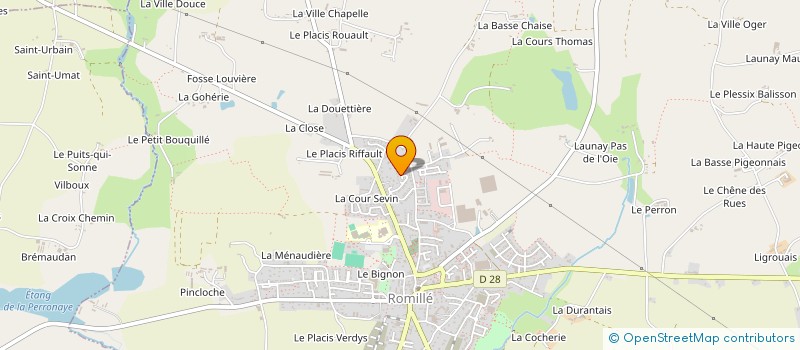 localisation de l'entreprise ASS INITIATIVES CITOYENNES A ROMILLE  ROMILLE