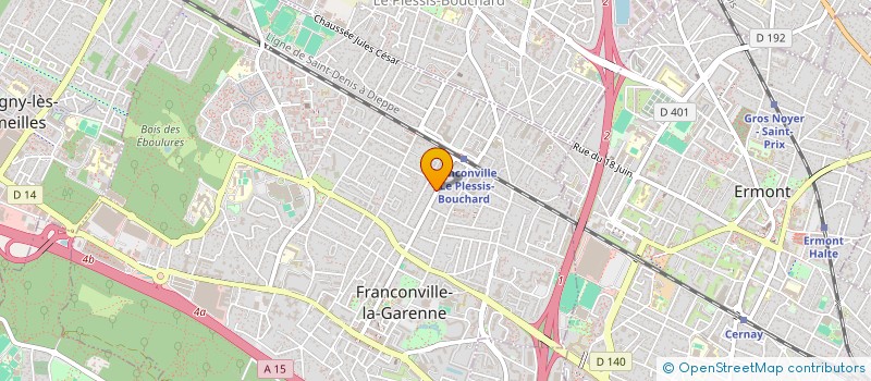 localisation de l'entreprise ASS INLINGUA à FRANCONVILLE