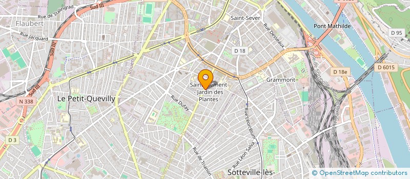 localisation de l'entreprise ASS INSER FORMAT PROFESS ELEVE EDUC SURV  ROUEN