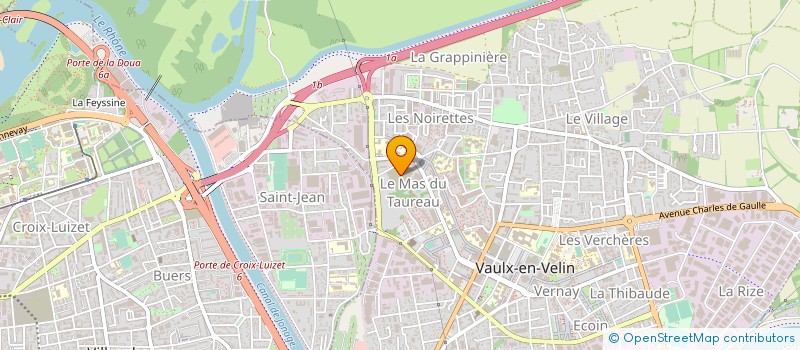 localisation de l'entreprise ASS-INSERT.MIGRANTS CENTRAFRIC.FR.&EUROP  VAULX EN VELIN