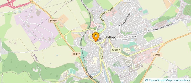 localisation de l'entreprise ASS INSERT PARTENAR INTERNAT ECONO SOCIA  BOLBEC