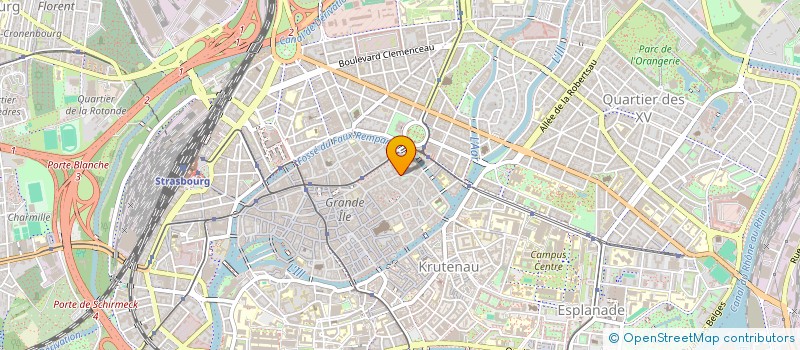 localisation de l'entreprise ASS INSERT PROFESS CONJOINTS PERS ARMEES à STRASBOURG