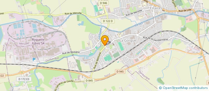 localisation de l'entreprise ASS INSERT VALORISATION ECONOMIE  LA GORGUE