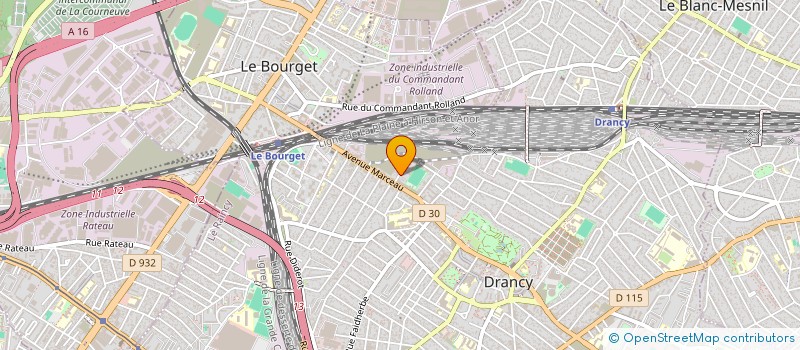 localisation de l'entreprise ASS INSERTION DOMICILE EMPLOI SOLIDARITE à DRANCY