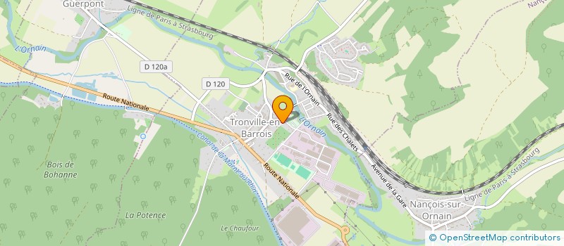 localisation de l'entreprise ASS INSERTION DU BARROIS à TRONVILLE-EN-BARROIS