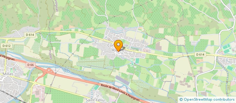 localisation de l'entreprise ASS INSERTION ENVIRONN EMPLOI FORCA REAL  CORNEILLA-LA-RIVIERE