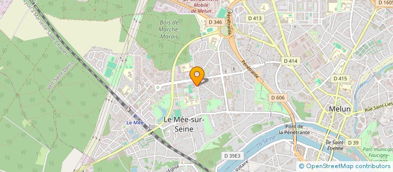 localisation de l'entreprise ASS INSERTION GLOBALE à LE MEE-SUR-SEINE