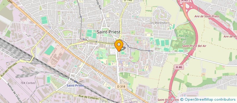 localisation de l'entreprise ASS INSERTION LOCAL PAR EMPLOI  SAINT-PRIEST
