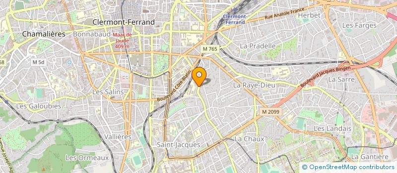 localisation de l'entreprise ASS INSERTION METIER DE TRANSFORMISTE  CLERMONT-FERRAND