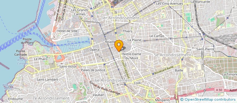 localisation de l'entreprise ASS INSERTION PROFESSIONNELLE JEUNES à MARSEILLE