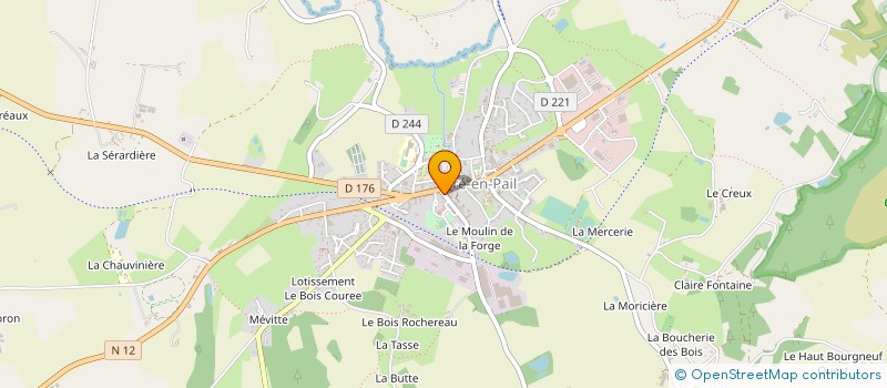 localisation de l'entreprise ASS INSERTION REFUGIES ACCUEIL CHOMEURS à PRE-EN-PAIL-SAINT-SAMSON