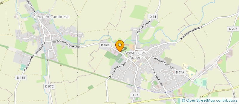 localisation de l'entreprise ASS INSERTION SOCIALE PROF CULTUR LOISIR à AVESNES-LES-AUBERT
