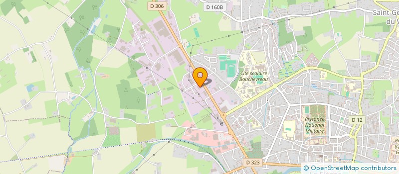 localisation de l'entreprise ASS INSERTION SOCIALE PROFESSIONNELLE à LA FLECHE