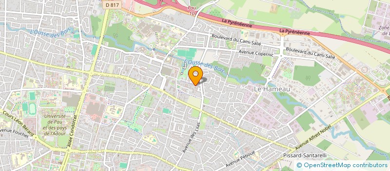 localisation de l'entreprise ASS INSERTION SPORT EMPLOI PAU PYRENEES à PAU