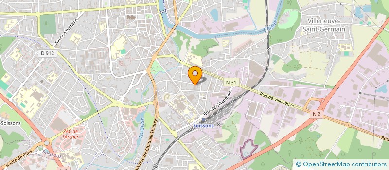localisation de l'entreprise ASS INSERTION TRAVAILLEURS DU SOISSONNAI à SOISSONS