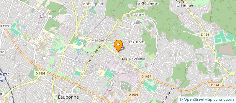 localisation de l'entreprise ASS INST POLYTECH SECURITE INDUS COMMER  MARGENCY