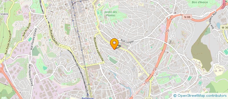 localisation de l'entreprise ASS  INSTANT  SAINT-ETIENNE