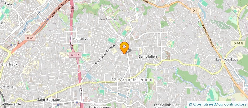 localisation de l'entreprise ASS INSTITUT CHIMIE OENOLOGIE à MARSEILLE